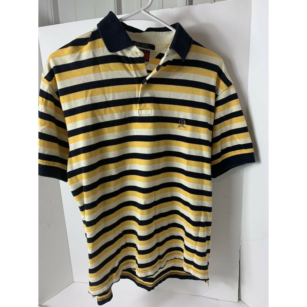 Tommy Hilfiger Men’s Blue Yellow White‎ Stripe